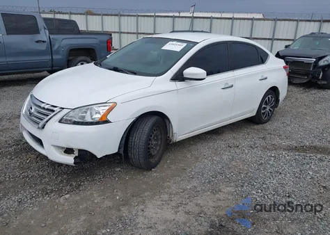 2015 Nissan Sentra S z USA, uszkodzony, nr VIN 3N1AB7AP1FY280290